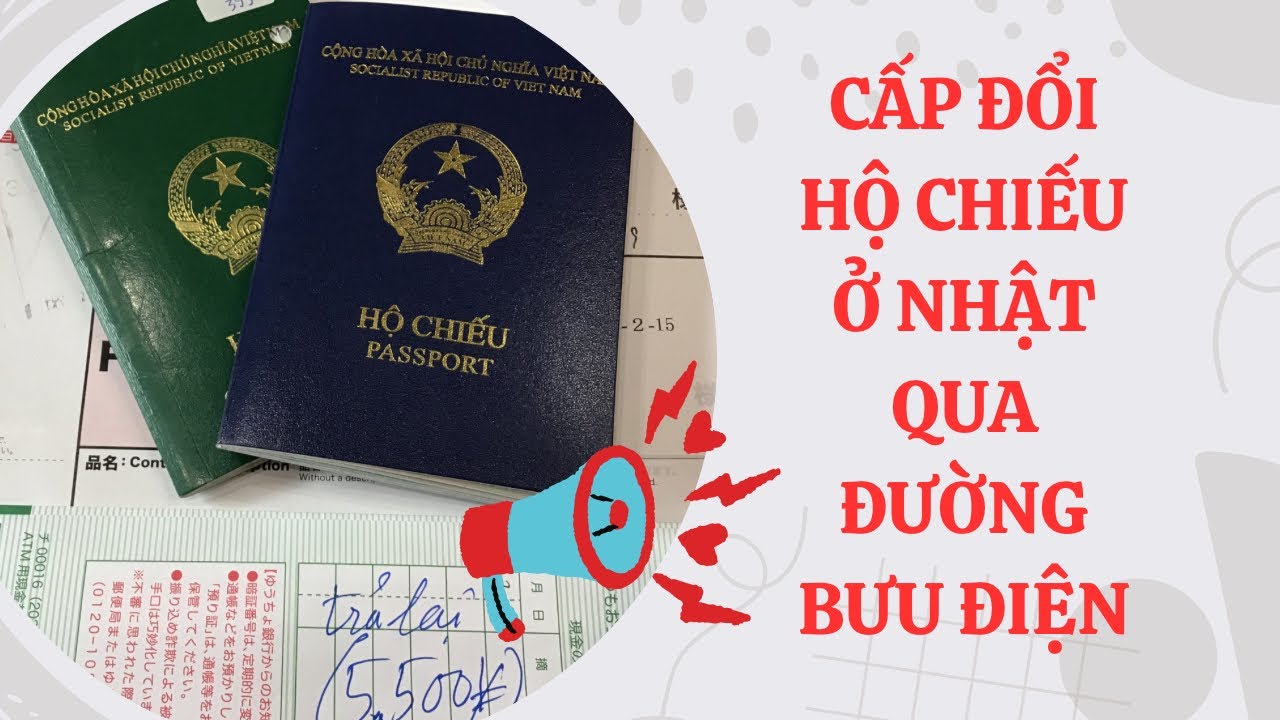 CÁCH ĐỔI HỘ CHIẾU Ở NHẬT QUA ĐƯỜNG BƯU ĐIỆN #hochieu #cuocsongonhat