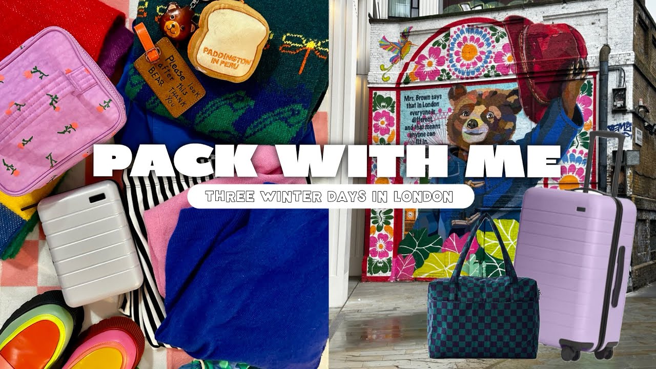 Pack With Me: 3 Days in London 🇬🇧 Winter Outfits, Paddington the Musical & Afternoon Tea