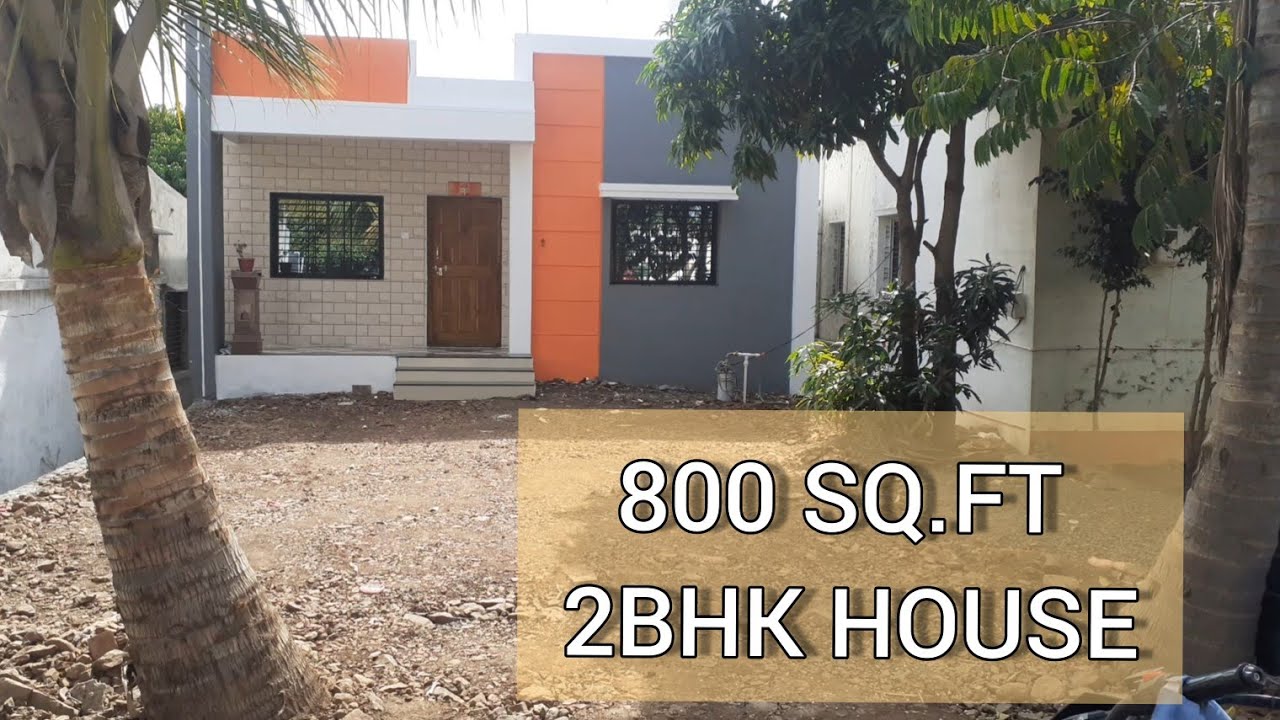 800 SQ.FT चे घर   | House plan & walkthrough | 2BHK | North  Face House|Cost in 2021_10,50,000/-