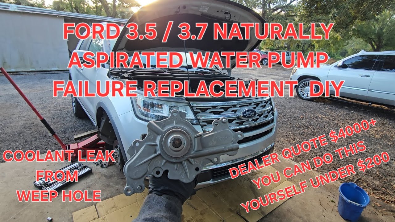 Замена водяного насоса Ford 3.5 и 3.7 своими руками — кошмарная работа стала проще. Explorer, Tau...