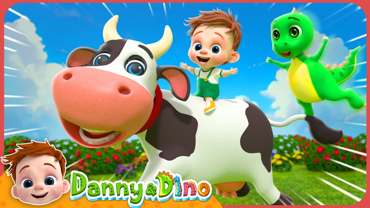 Old MacDonald Had A Farm | Nursery Rhymes | Danny and Dino  #babysongs #macdonaldhadafarm