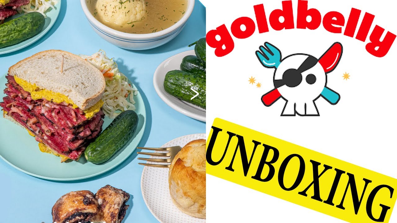 Goldbelly Liebmans Kosher Jewish Deli Unboxing First Look WOW!