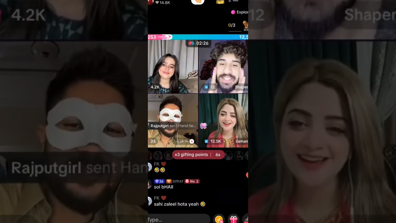 Kainat Qureshi new tiktok live ❤️#kainatqureshi #tiktoklive #trending 