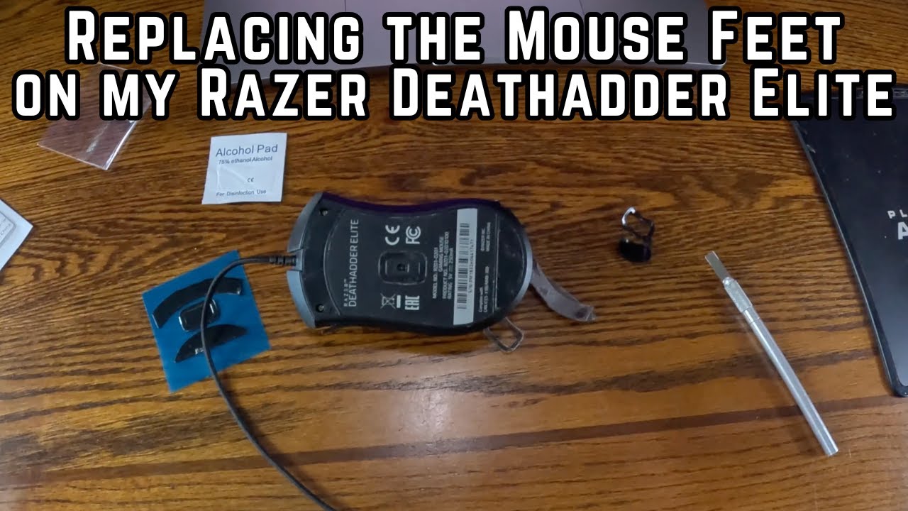 Replacing the Mouse Skates / Feet on my Razer Deathadder Elite