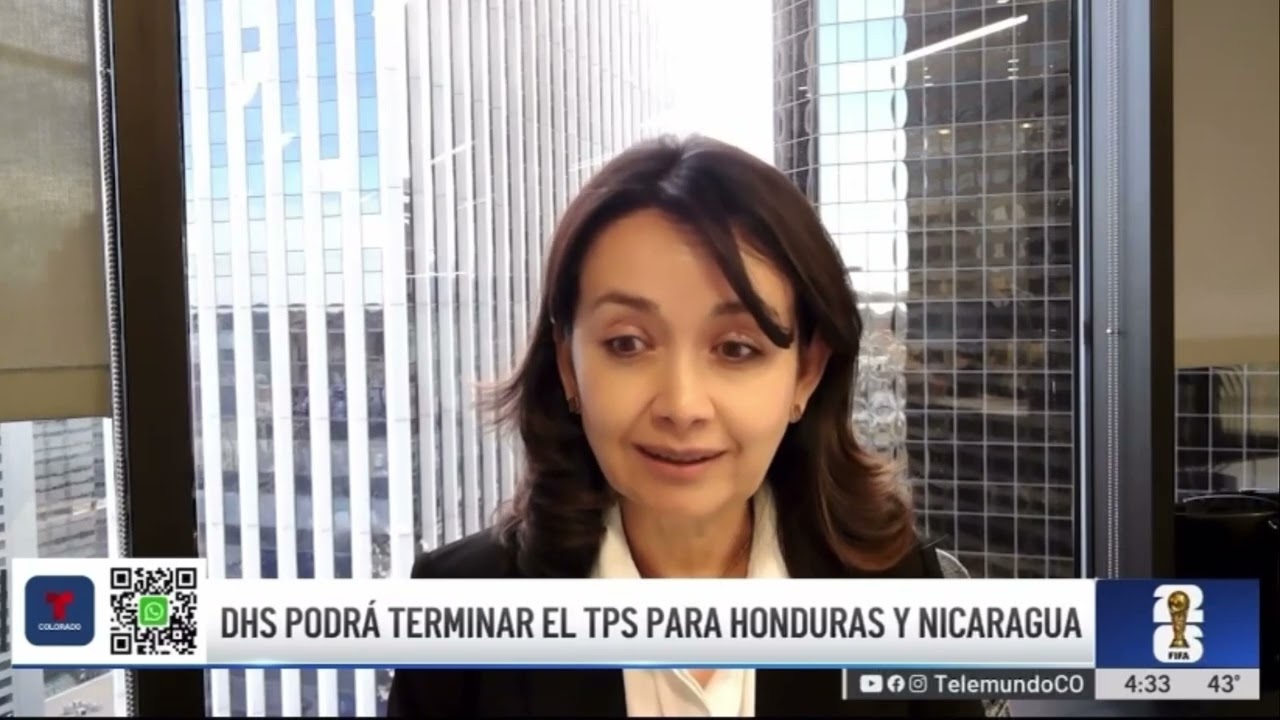 📺 Entrevista con María Belén Albuja sobre el fin del TPS para Honduras, Nicaragua y Nepal