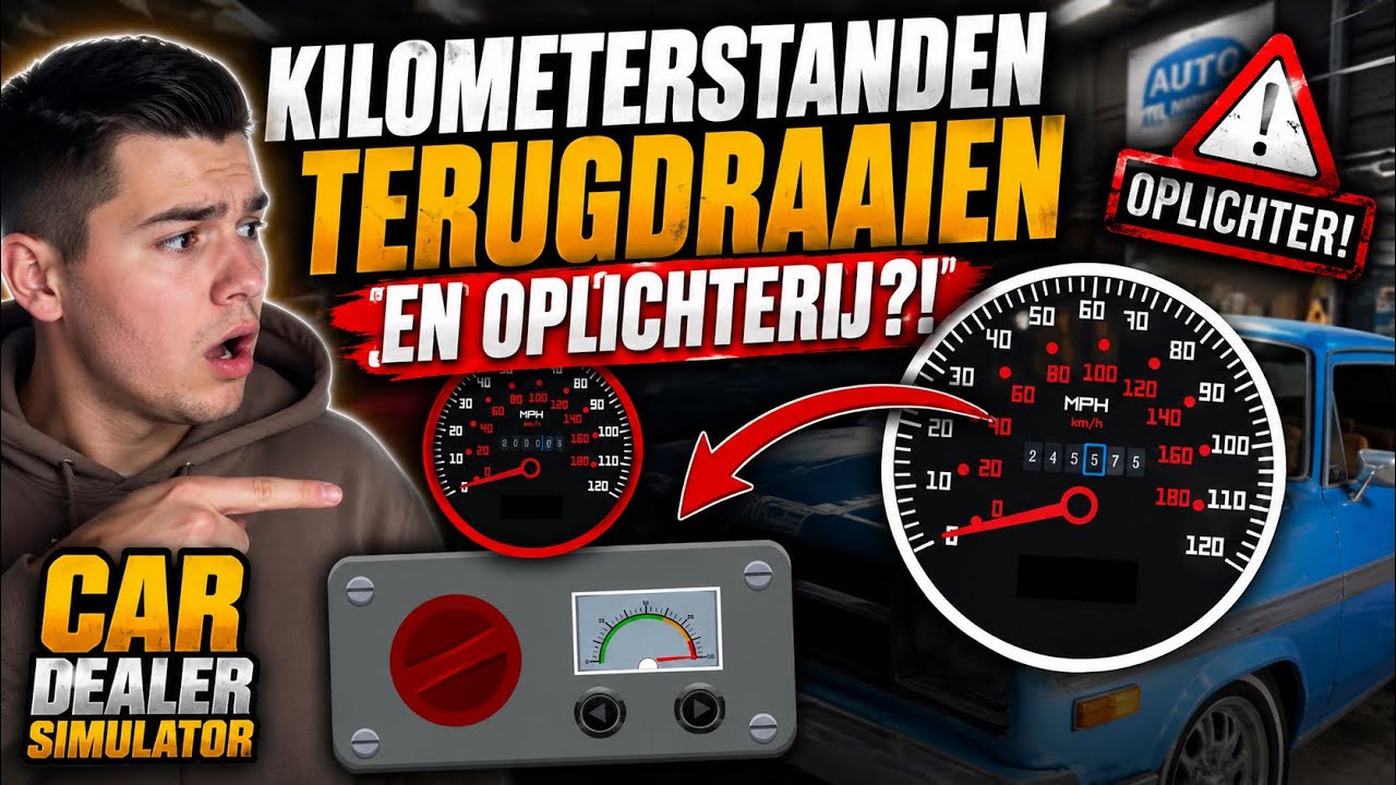 Kilometerstanden terugdraaien en oplichterij?! |Car Dealer Simulator #2