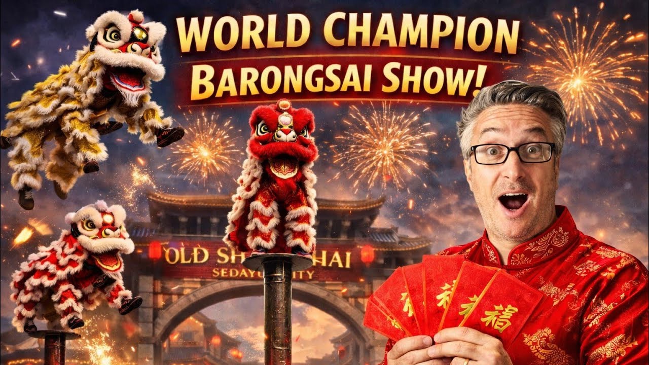 DÜNYA ŞAMPİYONU ASLANLAR UÇUYOR! 🦁😱 Old Shanghai'da Nefes Kesen Şov