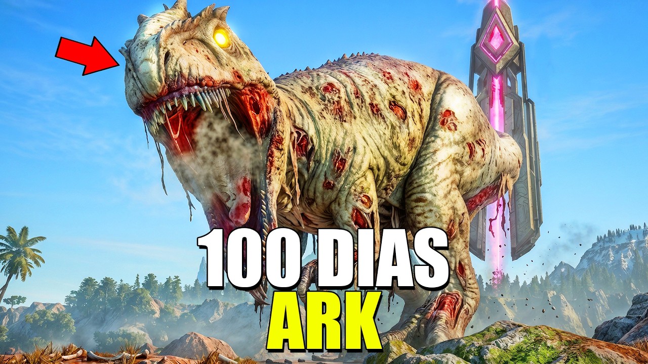 SOBREVIVI 100 DIAS en un APOCALIPSIS ZOMBIE en ARK