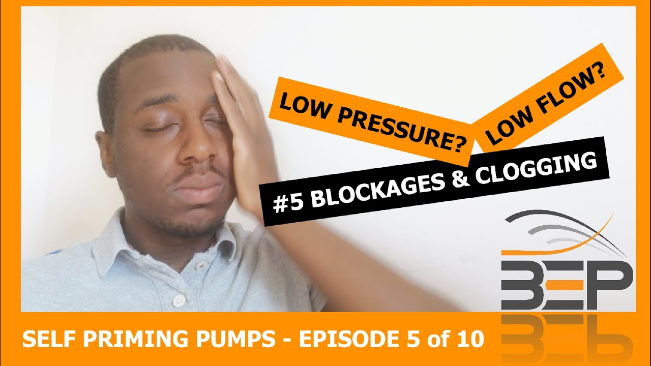 Self-Priming Pump | Are you getting low/no flow or pressure? Have you checked blockages?