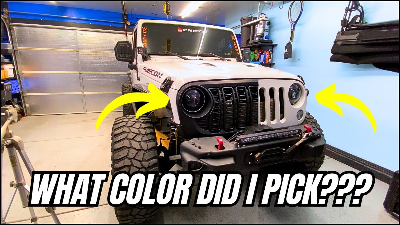 How to Paint a Jeep JK to JL Grill  – Step-by-Step Guide! #ledfactorymart