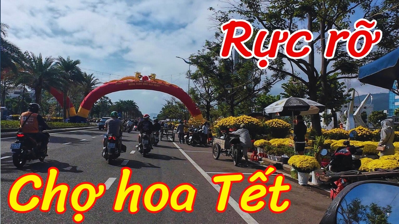 28 Tết Quảng trường chợ hoa Tết Quy Nhơn #tet The Sailing Quy Nhon