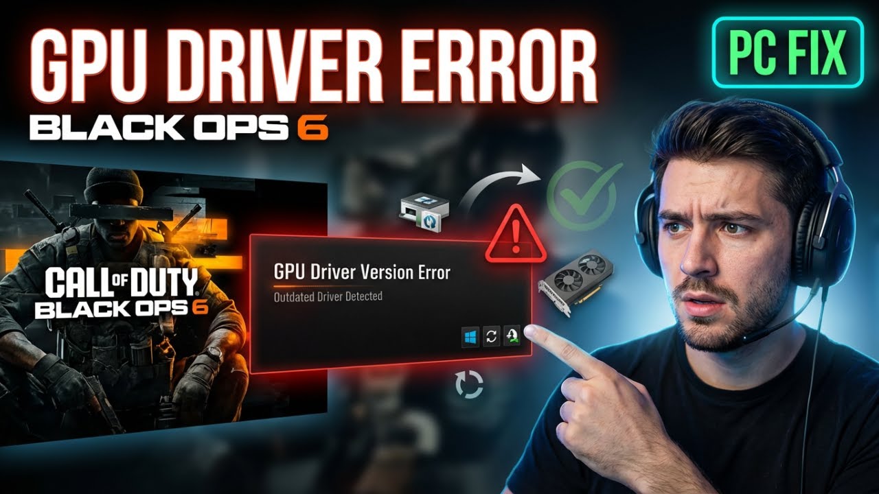 How to Fix GPU Driver Version Error in Call of Duty Black Ops 6 (Step-by-Step Guide)