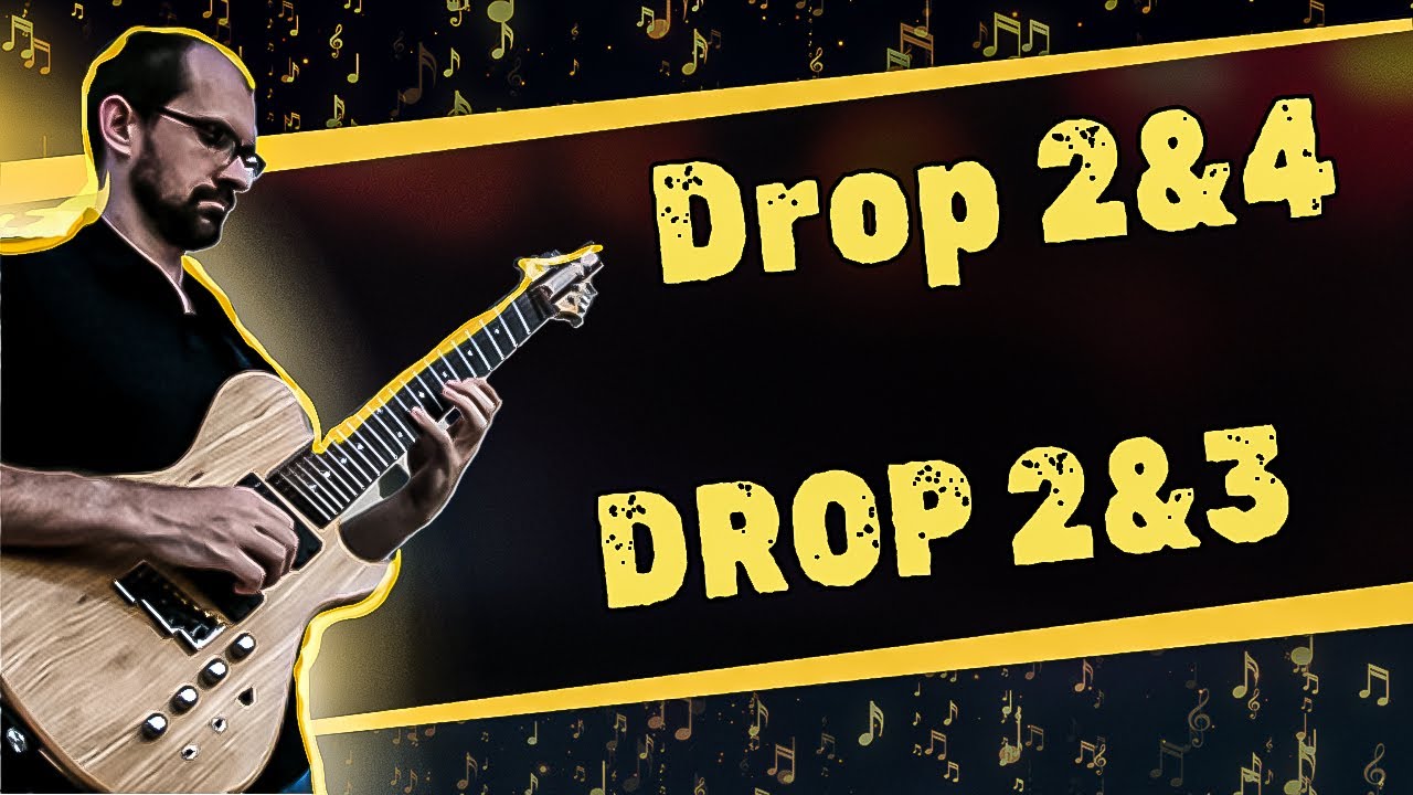 Jazz Guitar Lesson [Advanced Jazz Harmony]: Drop 2&4 and Drop 2&3 | Tom Lippincott