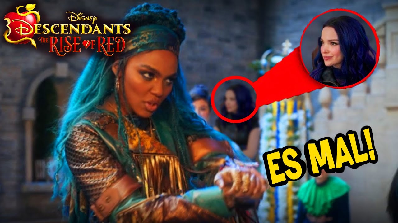 DESCENDIENTES 4: MAL VOLVIO! 20 COSAS QUE NO VISTE Y CURIOSIDADES! DESCENDANTS THE RISE OF RED