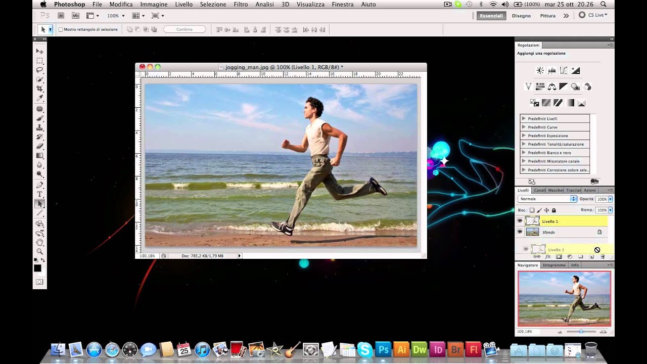 Tutorial Photoshop Cs5 - Effetto Movimento su foto