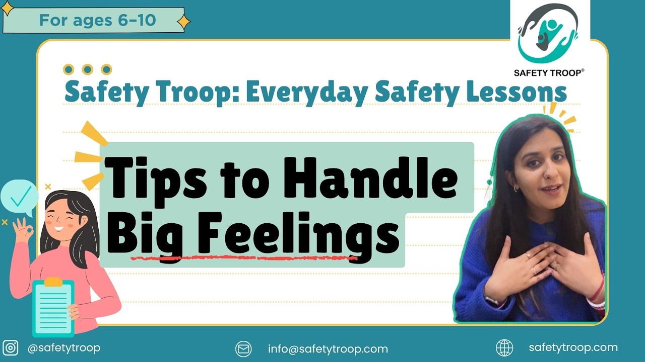How to Handle Big Feelings (For Kids) | Safety Troop Everyday Safety Lessons
