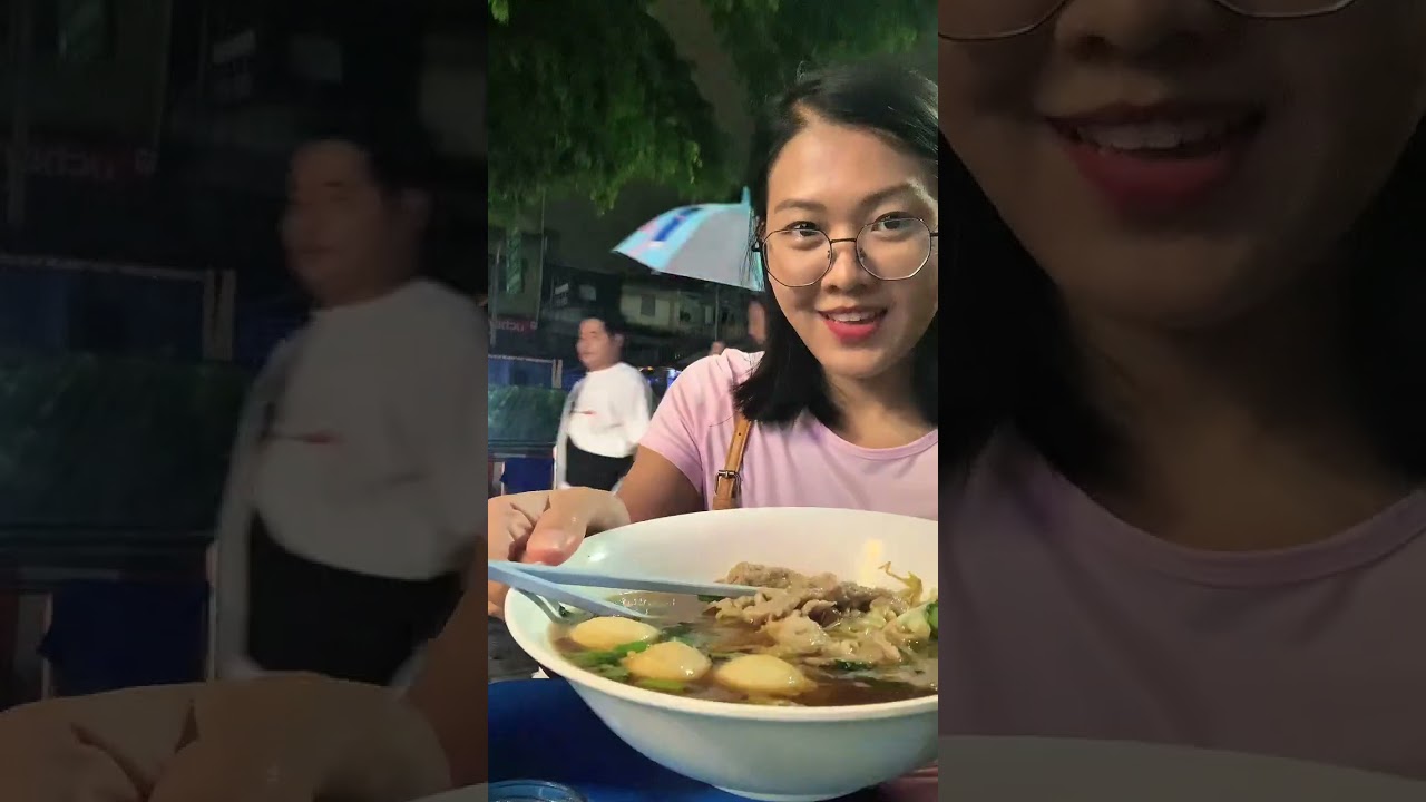 အရမ်းကြိုက်လို့ခဏခဏသွားစားဖြစ်တဲ့ Phetchaburi 5 လမ်းထိပ်ကဦးလေးကြီးရောင်းတဲ့ကွေ့တီယိုဆိုင် #ကွေ့တီယို