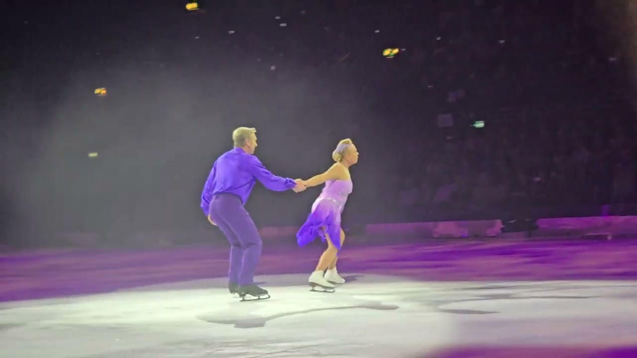 Torvill & Dean skate to Bolero on the Our Last Dance - 50th Anniversary Tour at Wembley