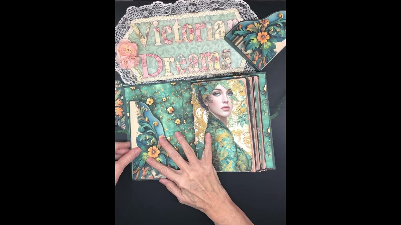 Working on Emerald Serenity Journal w/ @thegingerbreadprints 
