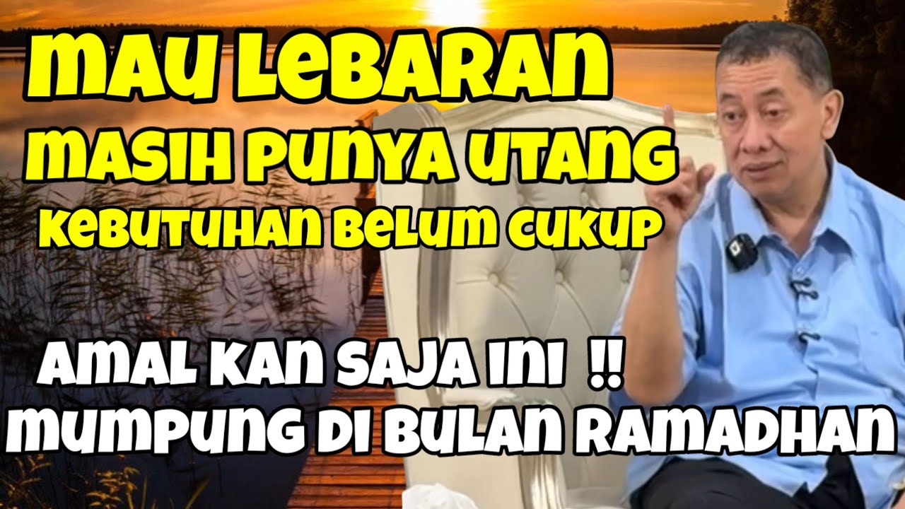 AmALAN TERBAIK SAAT KEPEPET BUTUH UANG