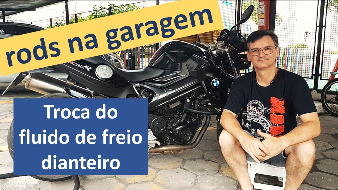 BMW F800R - Troca do fluido de freio dianteiro #tutorial #manutenção #motocicletas