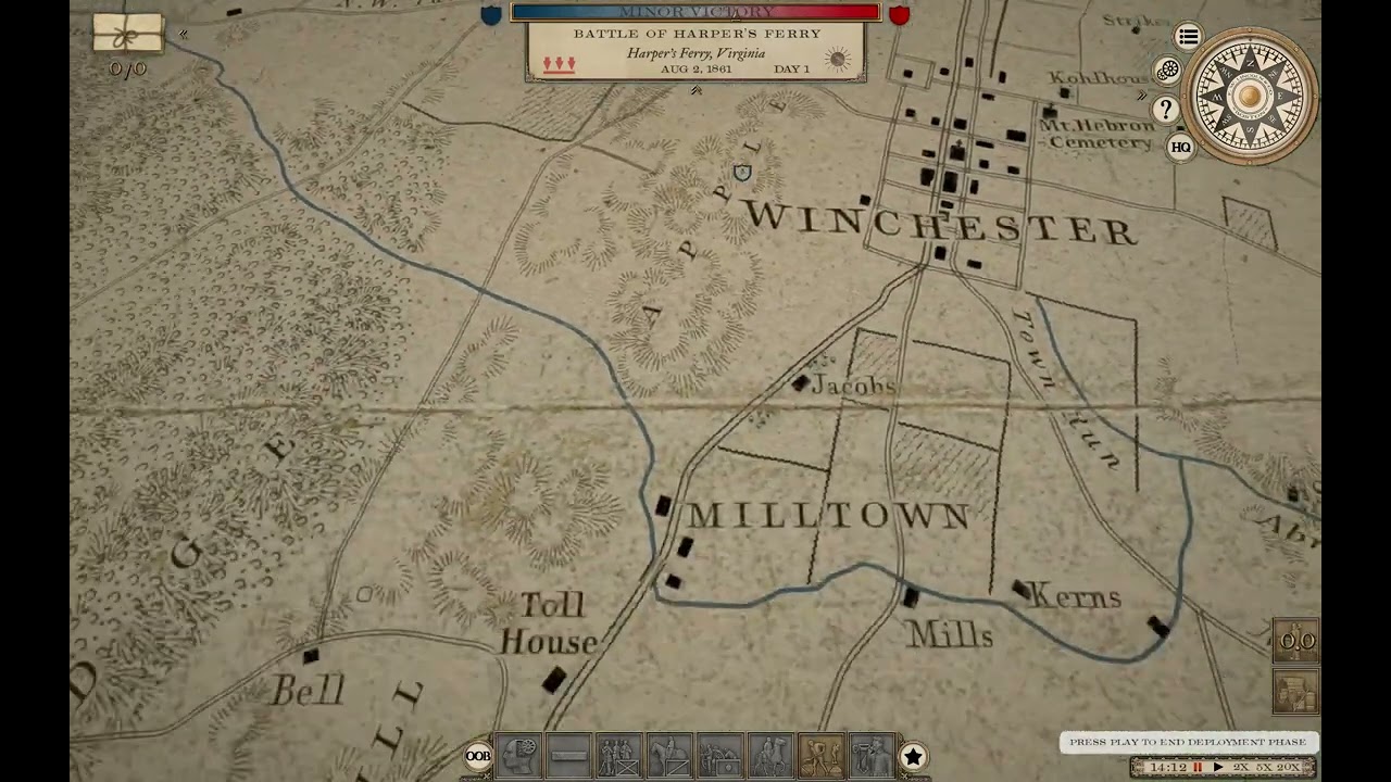 Grand Tactician Civil War FR - Gameplay bataille tactique offensive