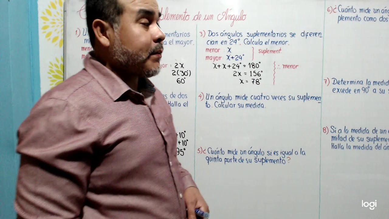 Complemento y Suplemento de un ángulo PARTE1