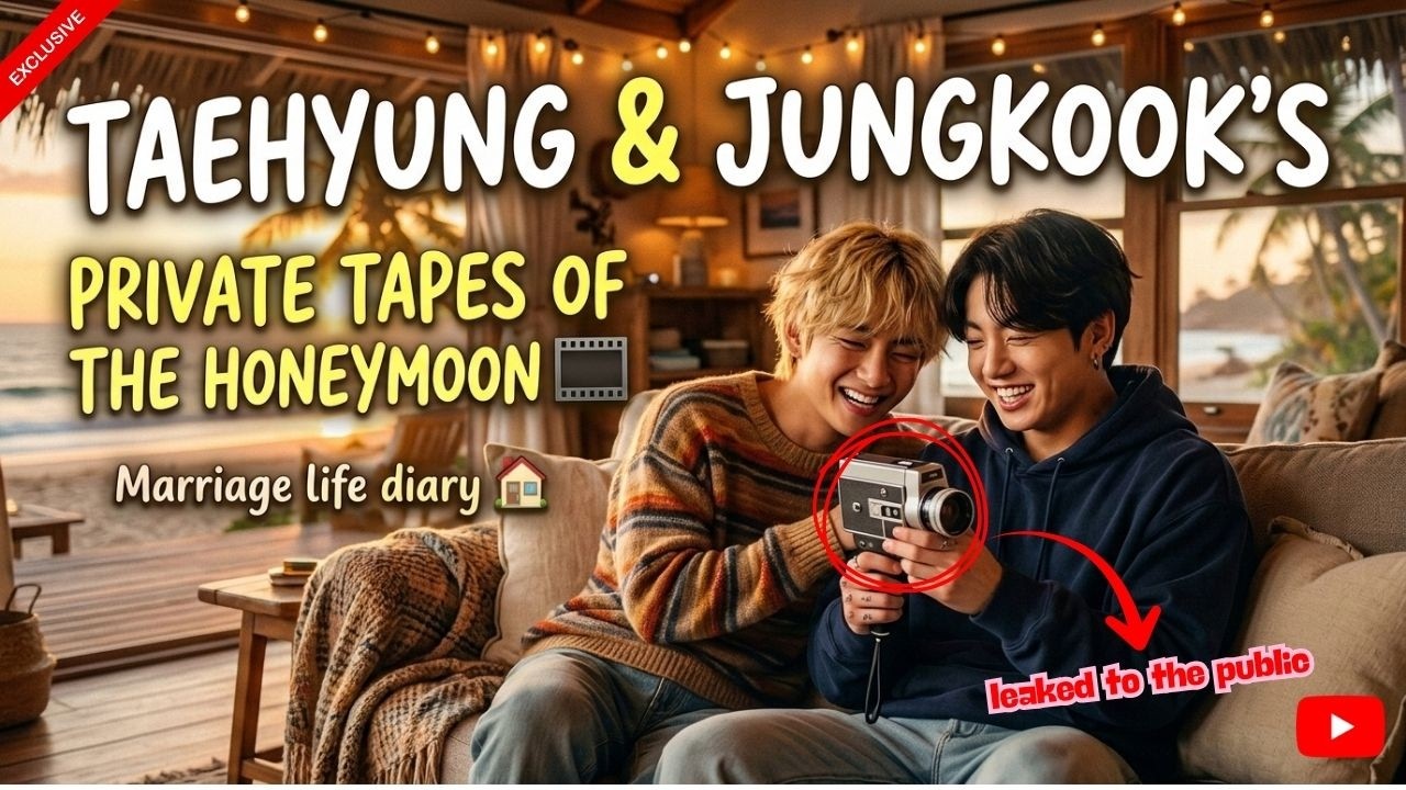 TAEHYUNG & JUNGKOOK’S Private Tapes Of The HONEYMOON 🎞️ Marriage life diary 🏠