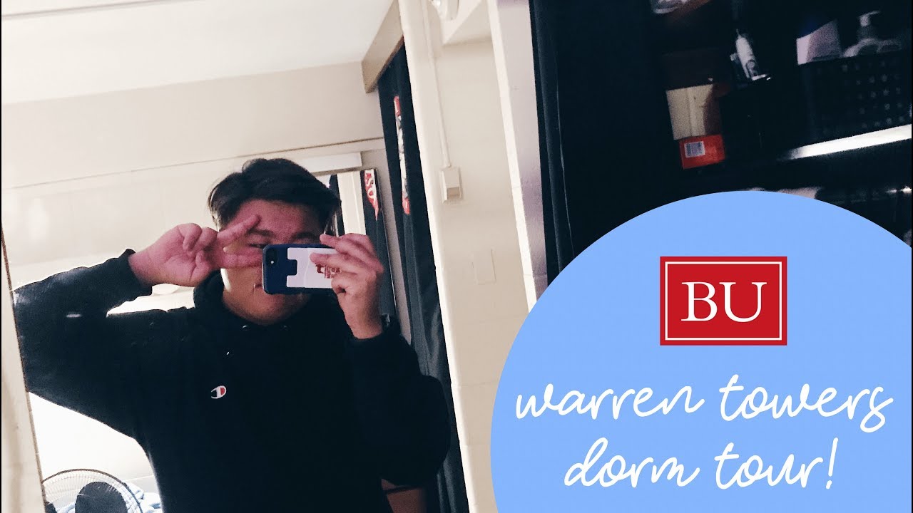 freshman dorm tour @ boston university | warren towers (including dimensions & details!)
