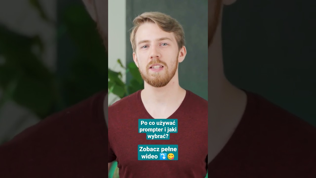 Czytaj tekst patrząc w kamerę! Jak działa prompter? Zobacz cały film.