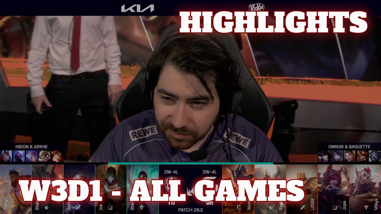 LEC Versus 2026 W3D1 - All Games Highlights | Full Day Week 3 Day 1 LEC Versus 2026