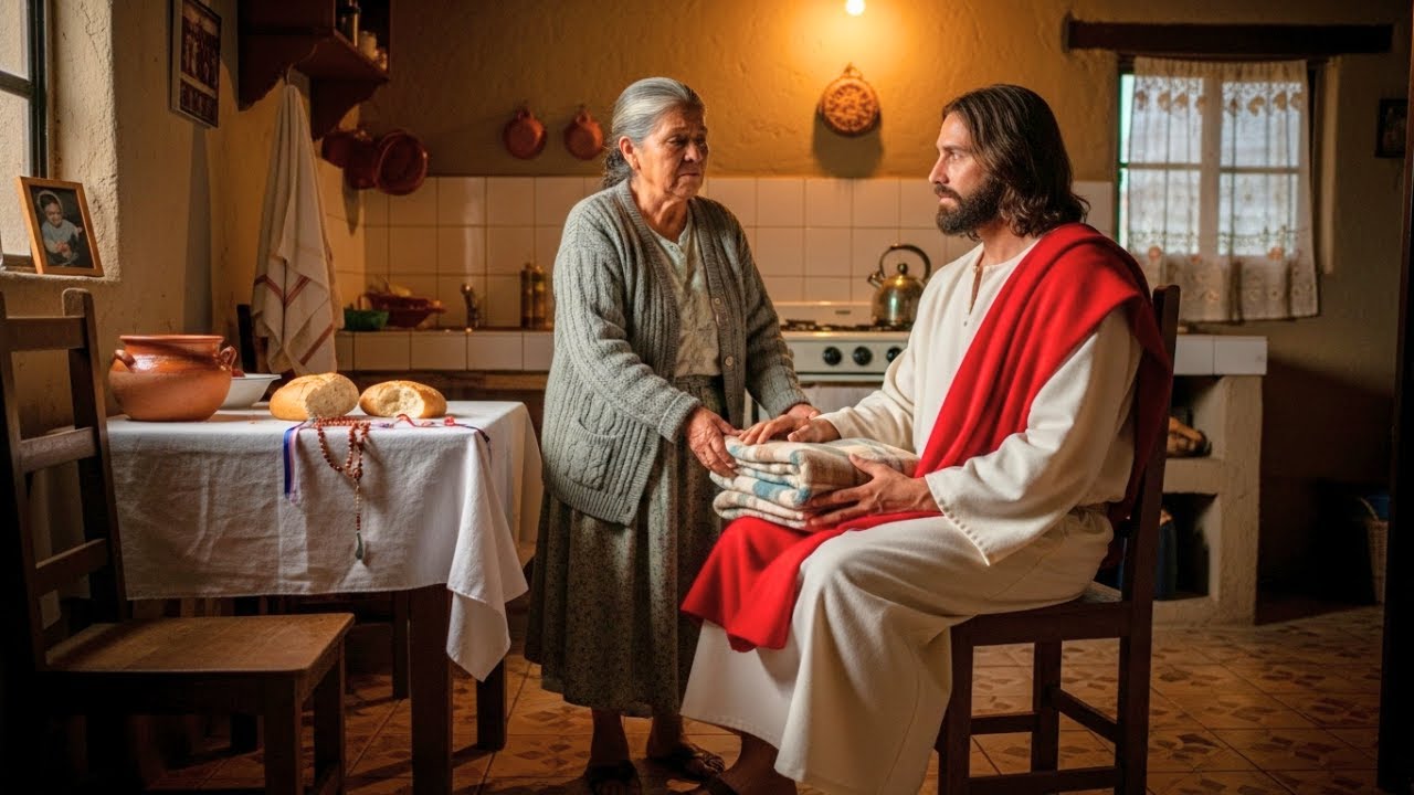 UNA SEÑORA LE DIO REFUGIO A UN HOMBRE EXTRAÑO… ERA JESÚS EN FORMA HUMANA