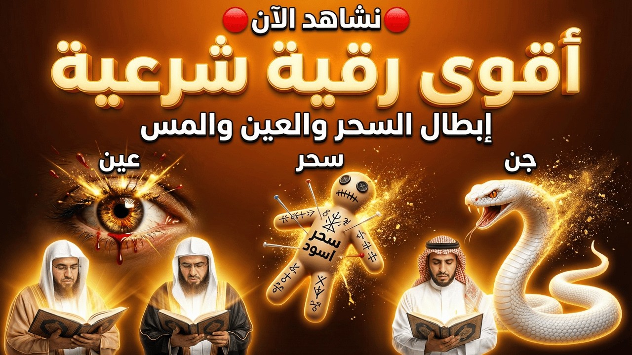 الرقية الشرعية التى ابطلت السحر الاسود ودمرت العين والحسد واخرجت الجن والمس من الجسد وفجرت العقد