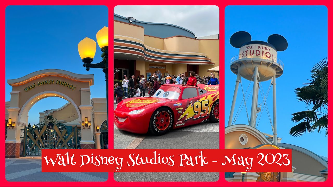 Walt Disney Studios Park - May 2023 | Walk through | Lightning McQueen | Avengers Campus - Wakanda