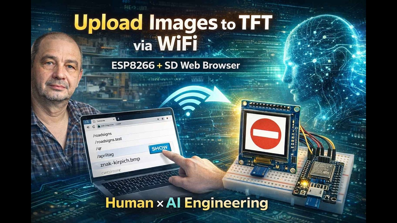 #06 📶  ESP8266 TFT Web Image Loader 2026 02 20 #esp8266 #TFT #SD #ImageLoader