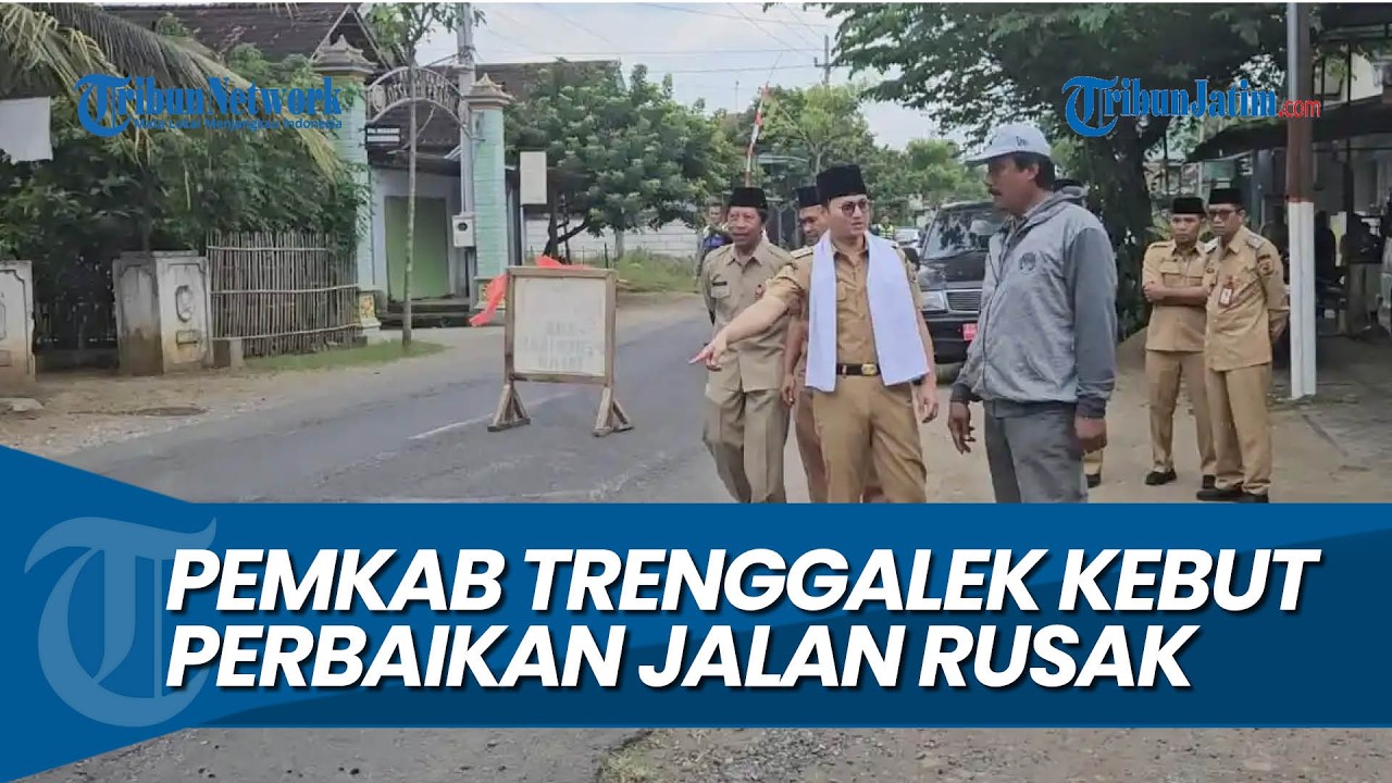 PERBAIKAN JALAN RUSAK, Dikebut Pemkab Trenggalek Jelang Mudik Lebaran 2026