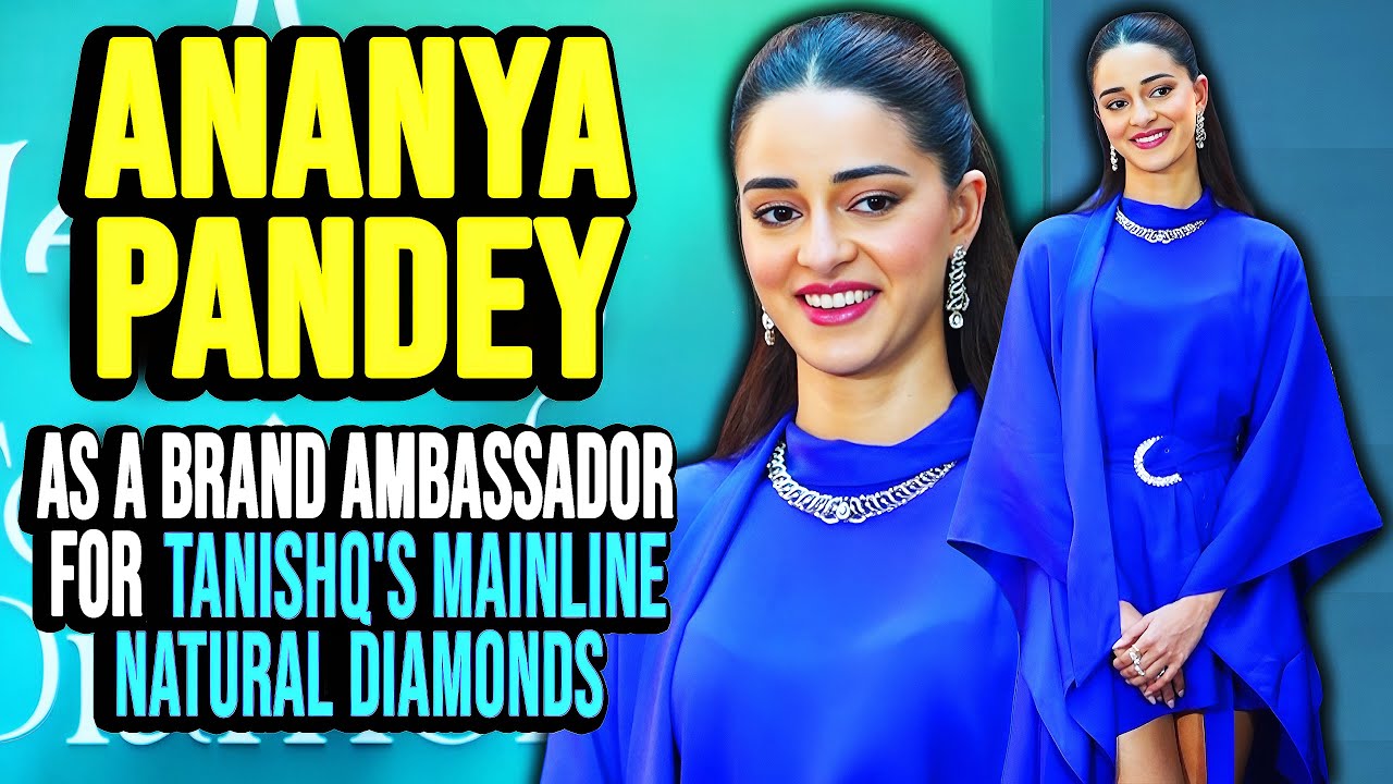 Bollywood Star Ananya Panday Is The New Brand Ambassador For Tanishq's Mainline Natural Diamonds 🔥