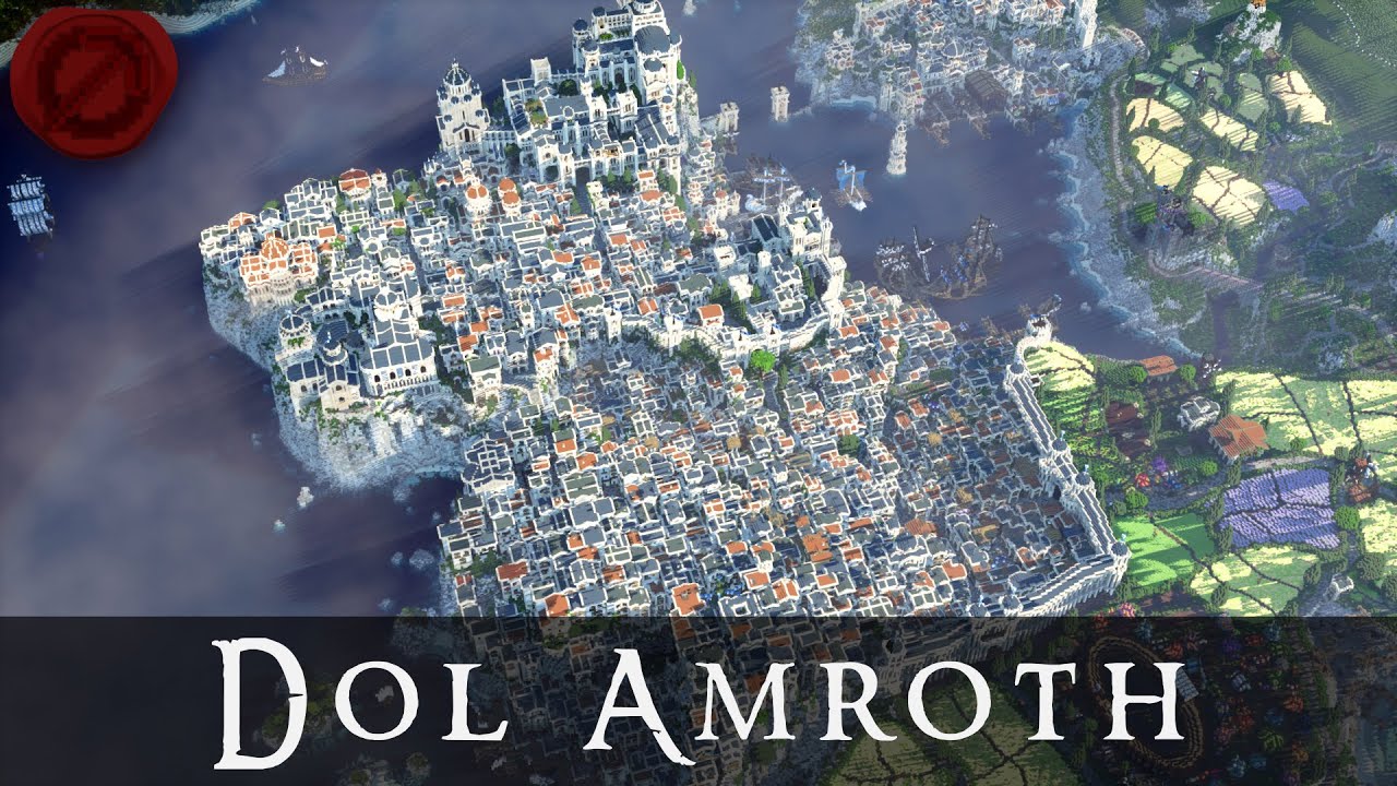 Minecraft Middle Earth - Dol Amroth - Cinematic Showcase