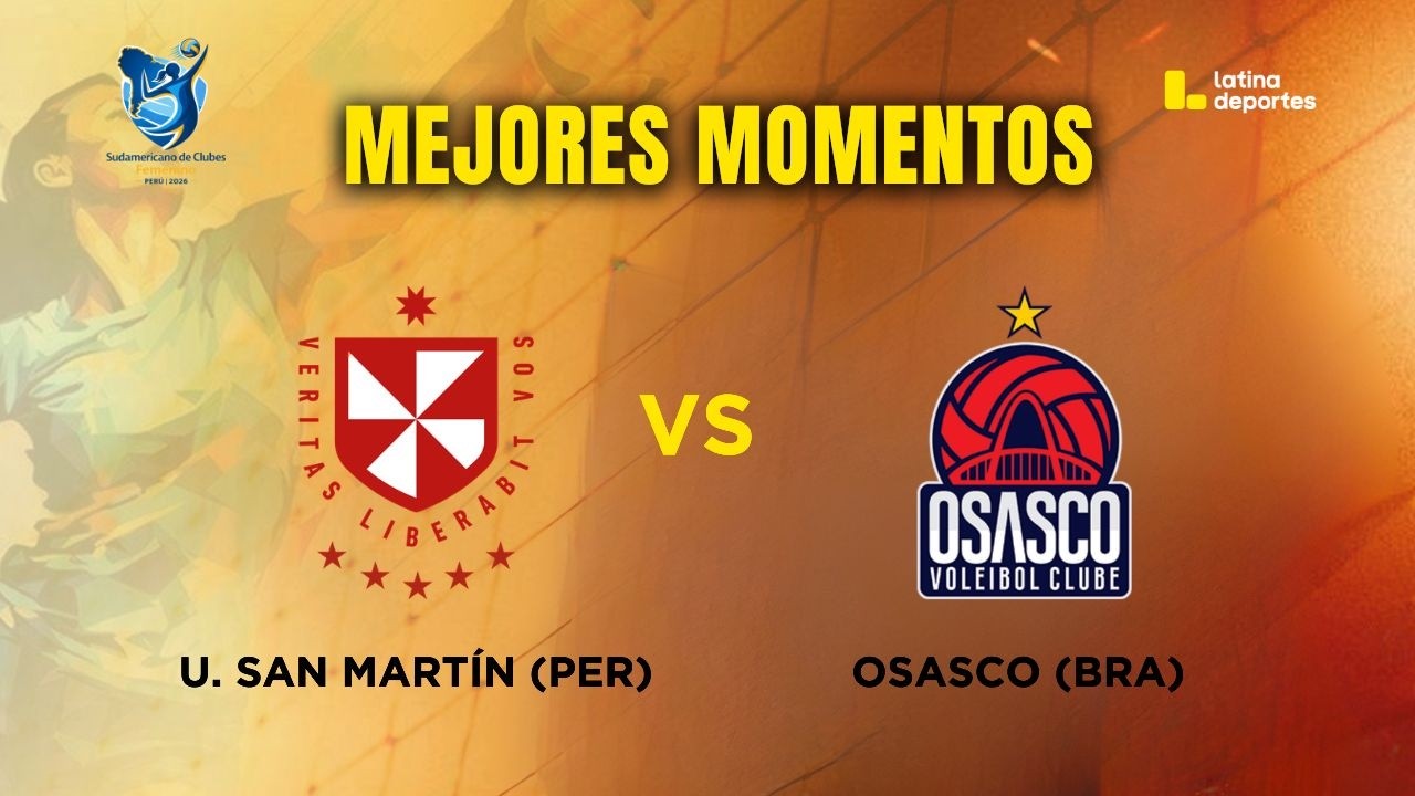 SUDAMERICANO DE VÓLEY - MEJORES MOMENTOS - SEMIFINAL - Universidad San Martín vs Osasco