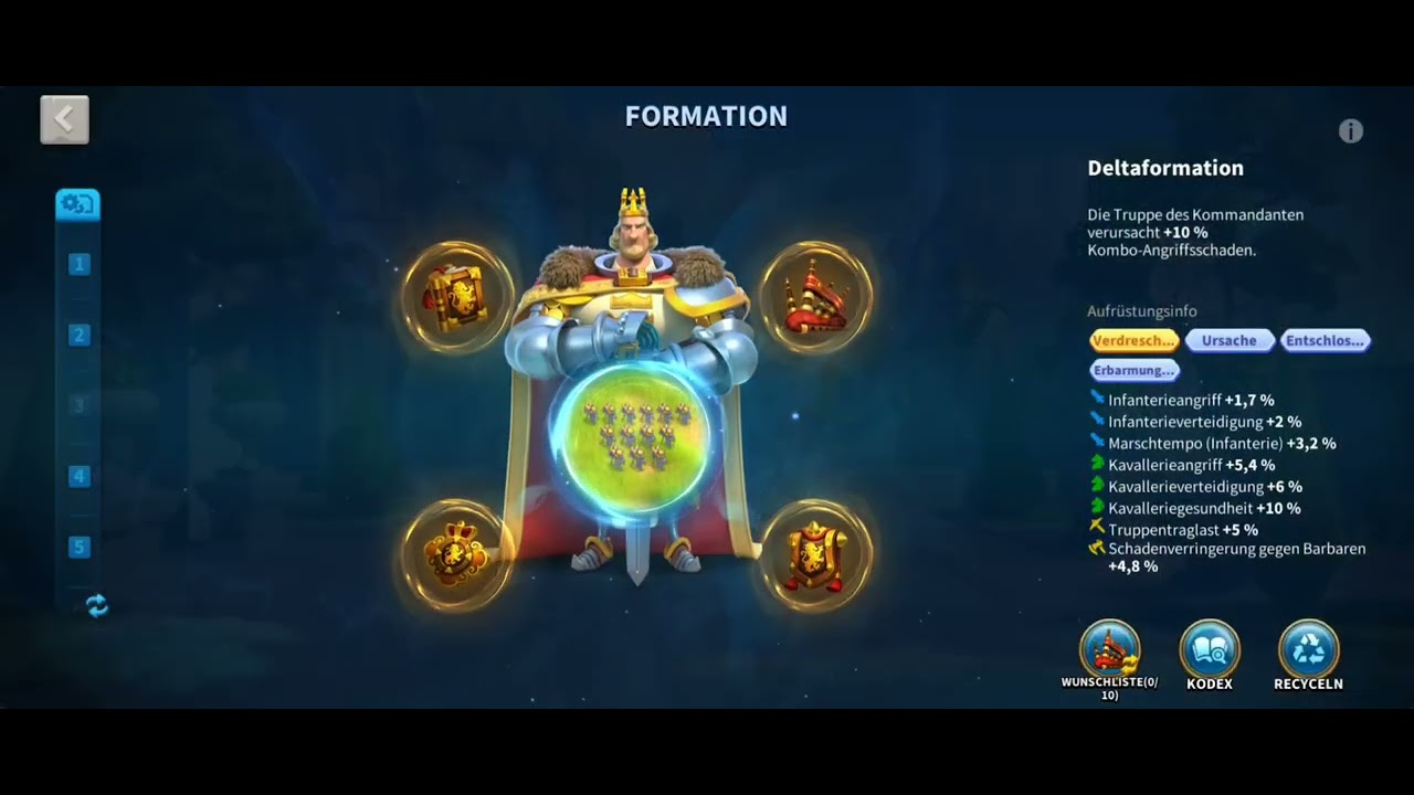 Rise of Kingdoms Orleans Kvk #C12542 Defending Pass 5 + Arthur/Attila Rally