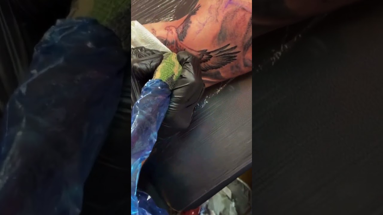 Тату рукав, процесс. | TATTOO DRAGON #татустудиямосква #татумастер #татустудия #москва #татумосква