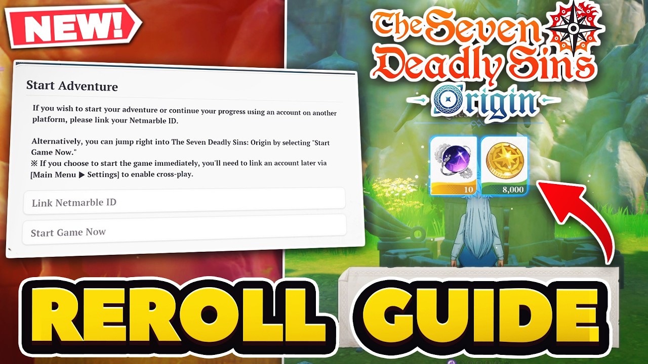 *NEW CODES* FAST & EASY DAY 1 REROLL GUIDE! 10 Minute Run! | 7DS: Origin