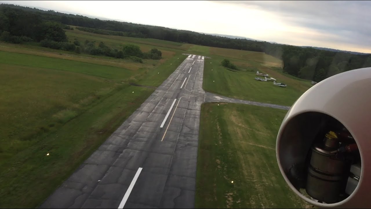 Blimp Landing In A Field - Inside Gondola View || Solberg, New Jersey N51 || ABC A60R Airship