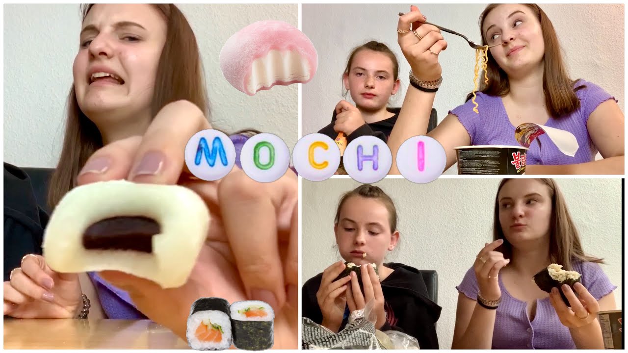 Asia food testen 😋🤢 Ramen, Mochi, Onigiri und Co 😋 TeeTante Haley 🤢 #19