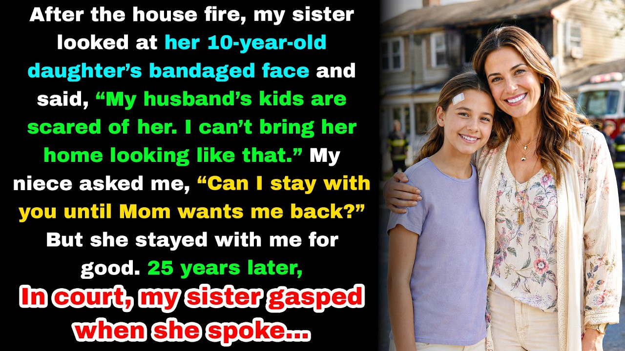 My Sister Abandoned Her Bandaged 10-Year-Old Daughter&mdash;25 Years Later, She Froze at the Judge&rsquo;s Voice