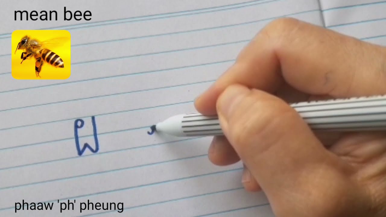 Learn Thai with me: Hand Writing ฎ - ฝ Ep.2