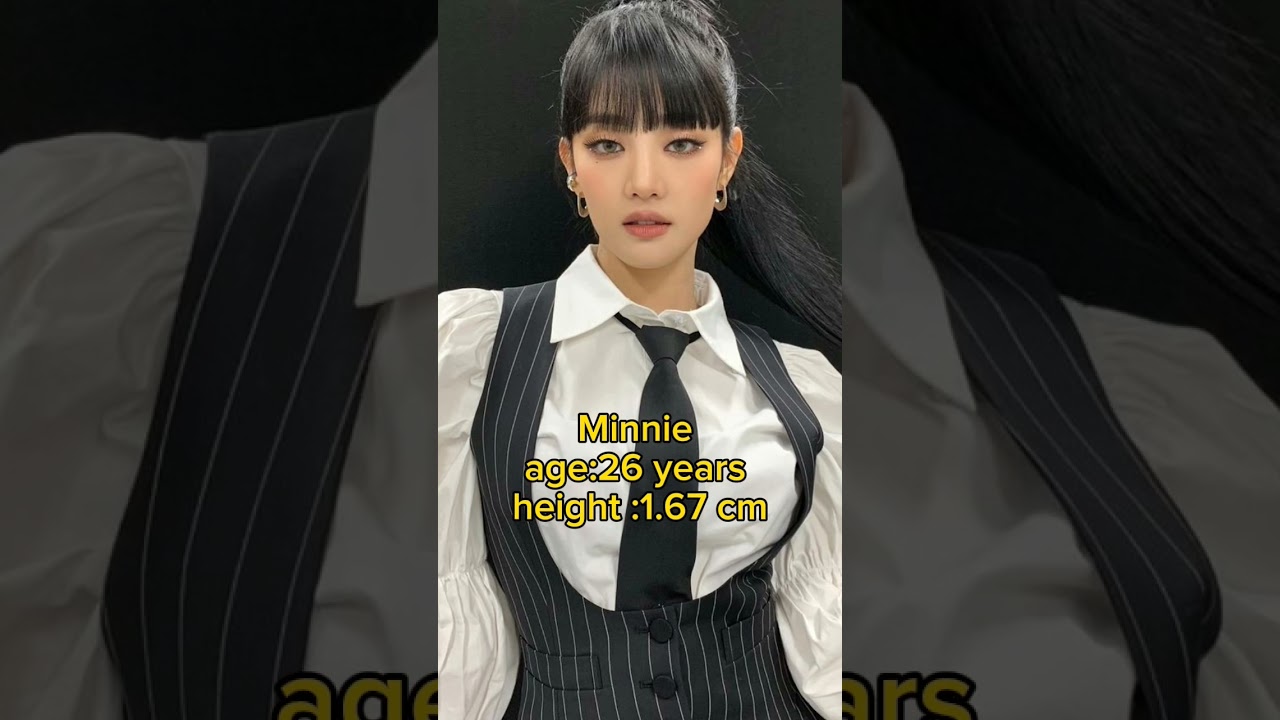 G-idle members age and height 💖#gidle