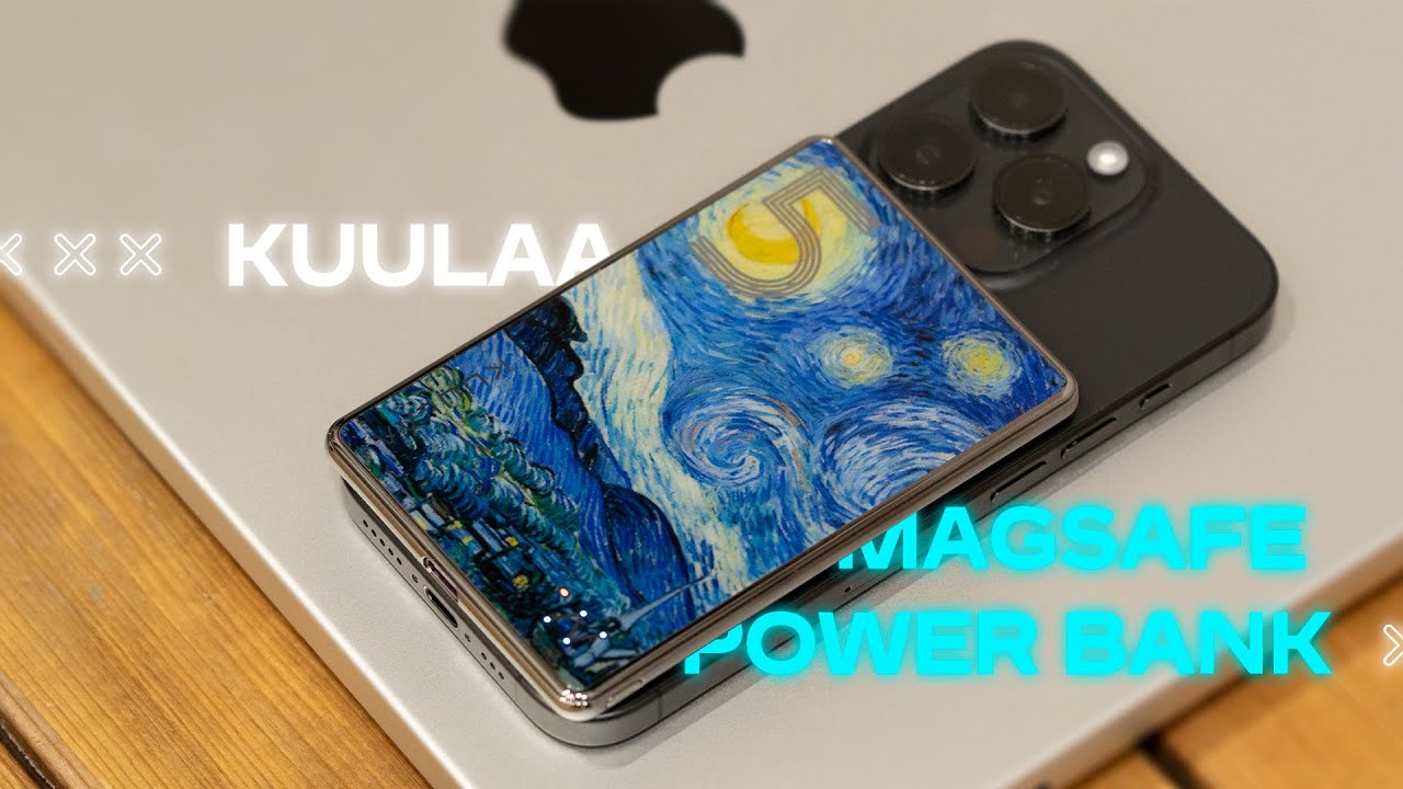 Сверхтонкий ЗА 999 Р 🔥 Портативный беспроводной аккумулятор KUULAA MAGSAFE POWER BANK 5000 mAh Qi2