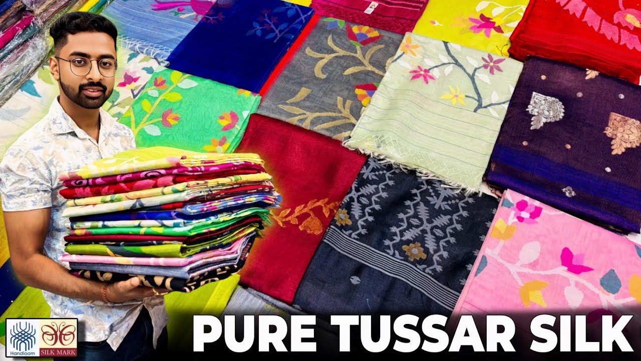 Pure Tussar Silk, Pure Matka Silk, Pure Silk, Pure Linen, Mercerised Cotton Saree Manufacturer