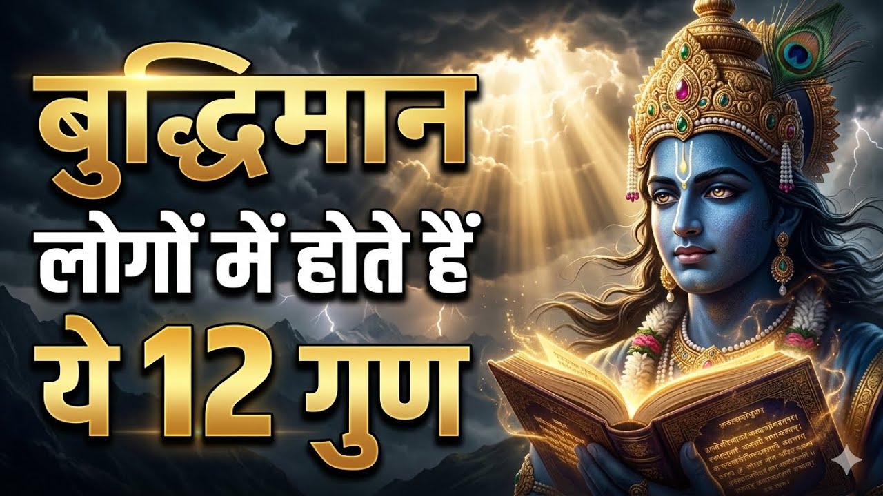LIVE बुद्धिमान लोगों के 12 लक्षण | बुद्धिमान लोगों की पहचान | Krishna Motivational Speech | #krishna